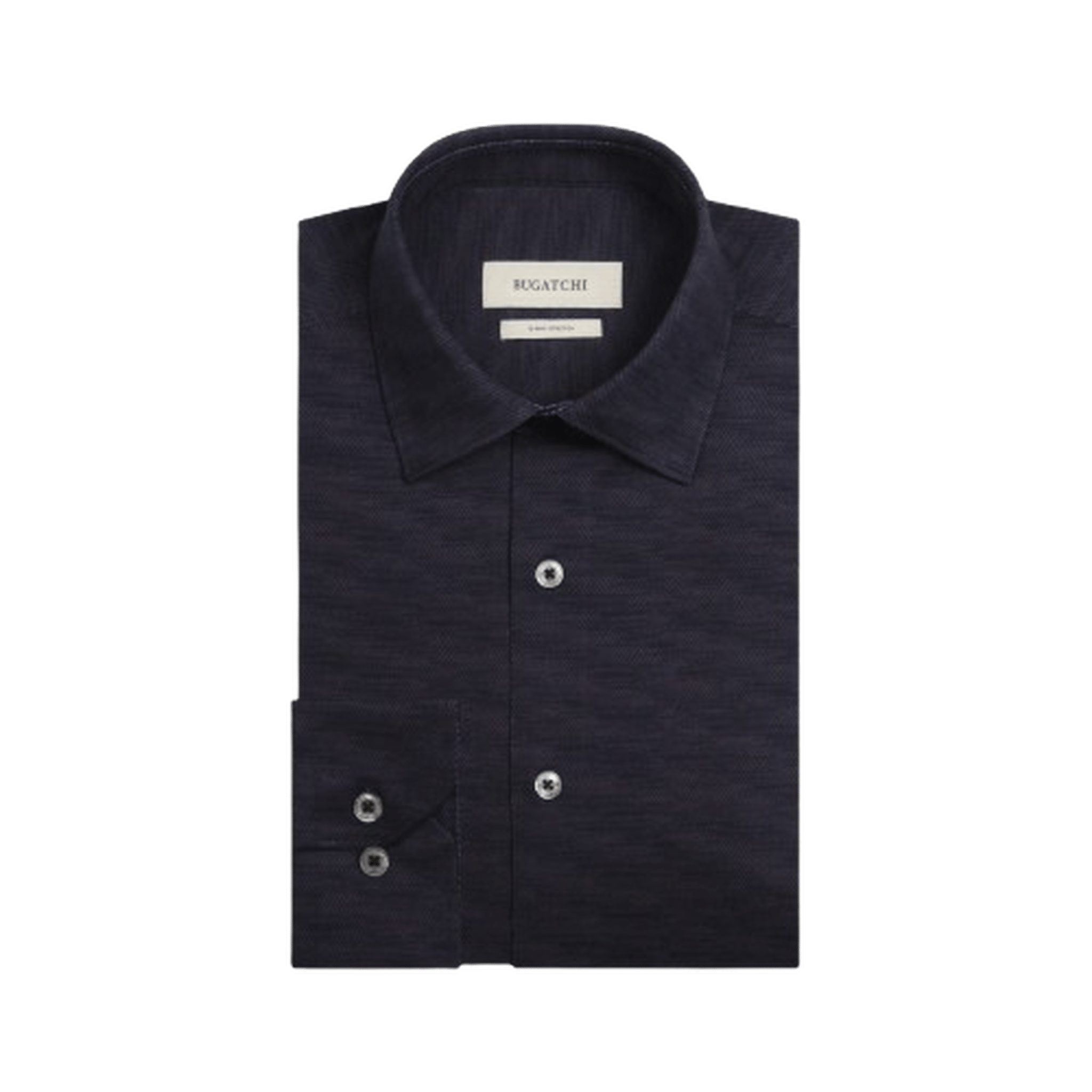 BUGATCHI: James Herringbone OoohCotton® Shirt guys-and-co