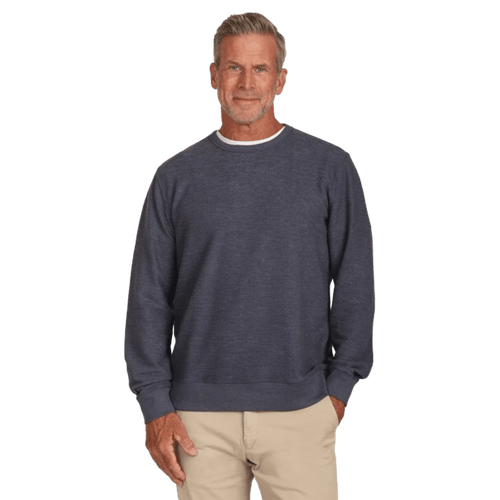 TRUE GRIT: Crew Slub Sweatshirt guys-and-co