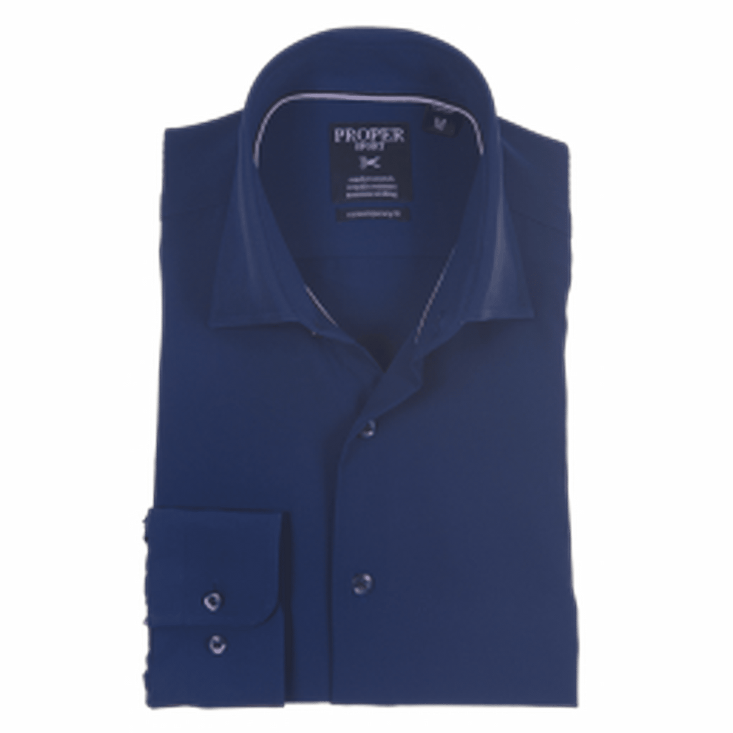 CHRISTOPHER LENA: Proper Sport Performance Men’s Shirts- Navy guys-and-co