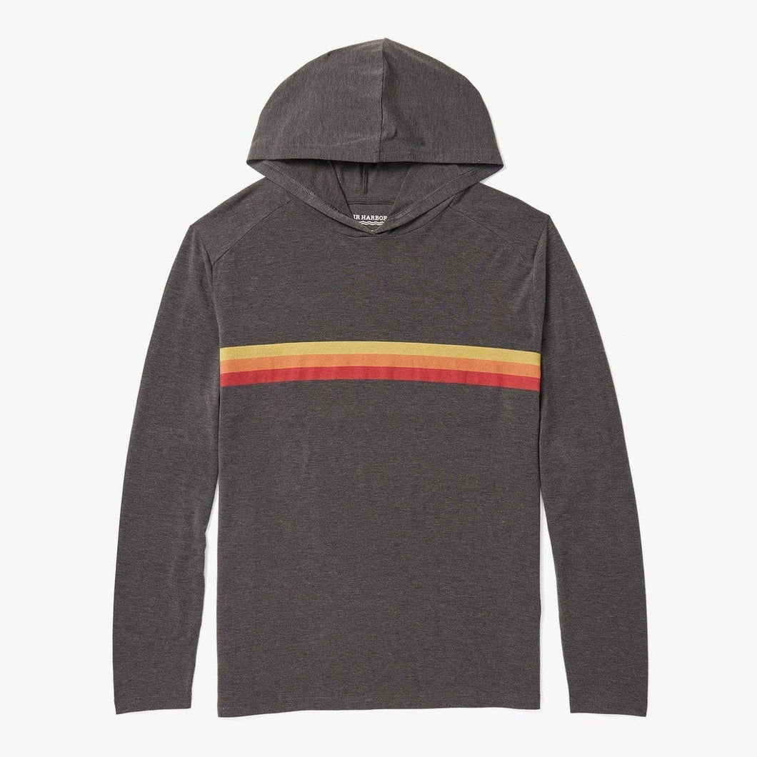 FAIR HARBOR: The SeaBreeze Hoodie- Sunset stripe guys-and-co