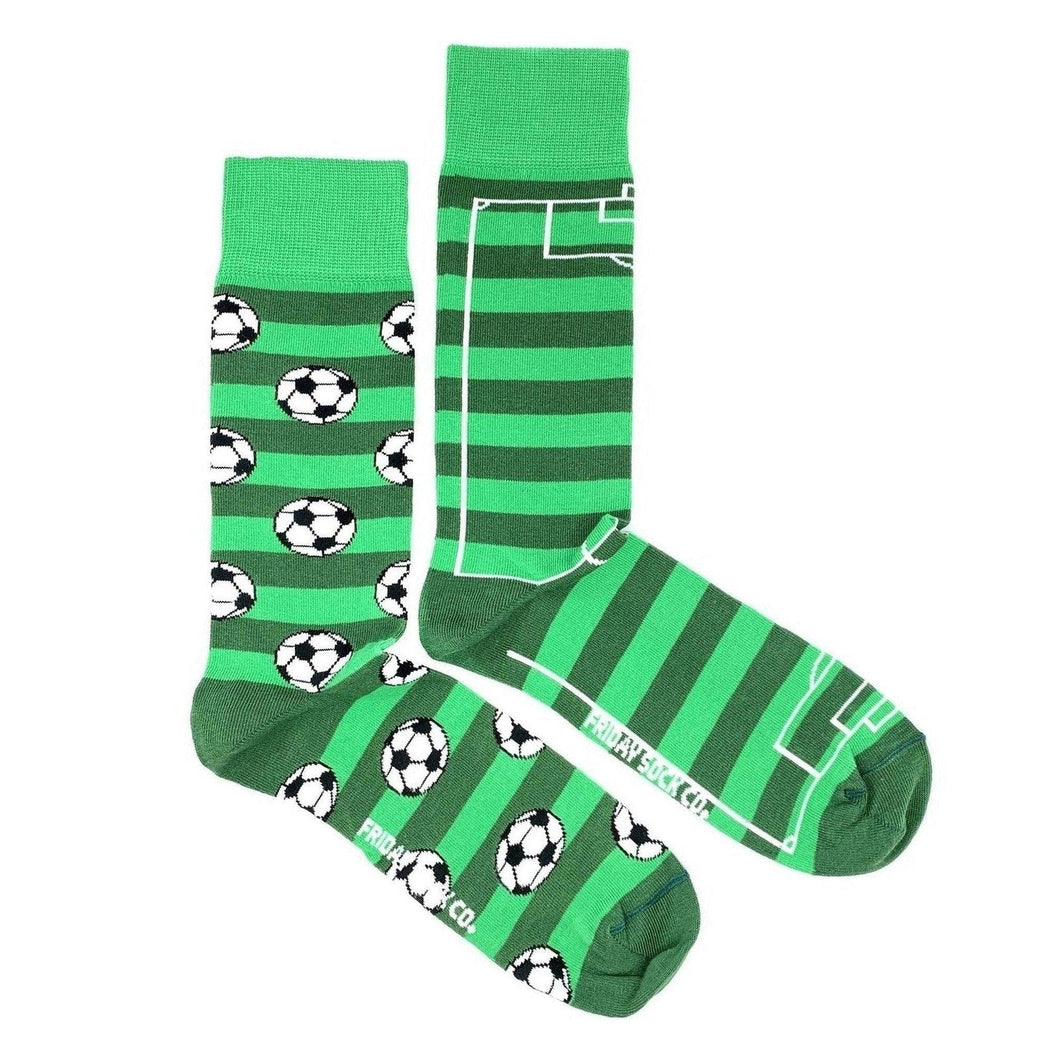 FRIDAY SOCK CO.: Men's Soccer Field & Soccer Ball Socks guys-and-co
