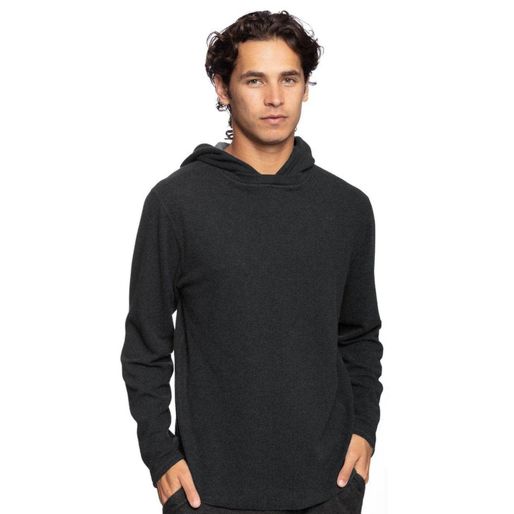 FUNDAMENTAL COAST: Andy Fleece Reversible Hooded Crew guys-and-co