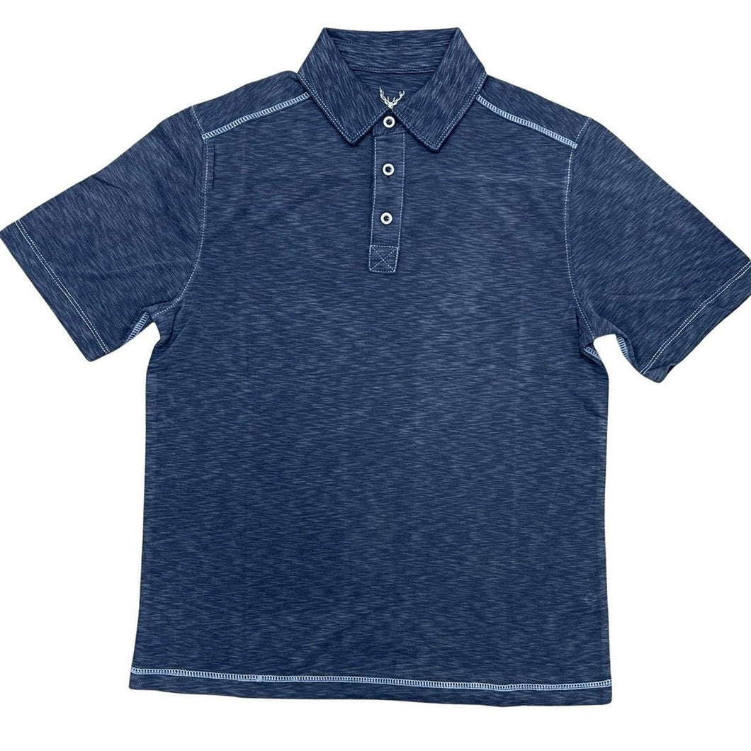 NICOBY: Polynosic Knit Short Sleeve Polo guys-and-co