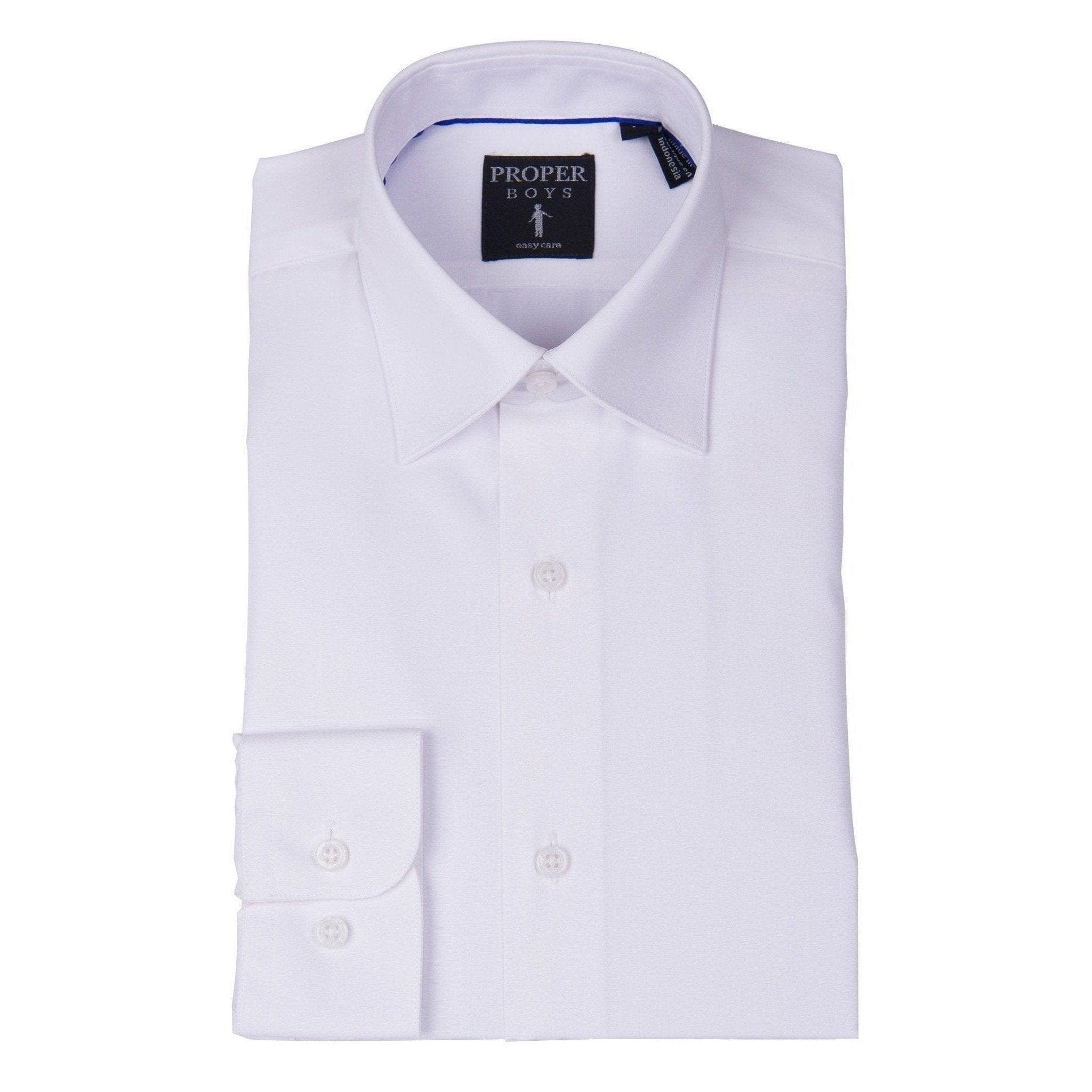 PROPER: Boy's Dress Shirt 14 / White PROPER: Boy's Dress Shirt 14 / White