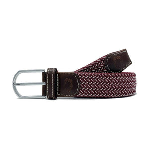 ROOSTAS: The Biloxi Two Toned Woven Elastic Stretch Belt guys-and-co
