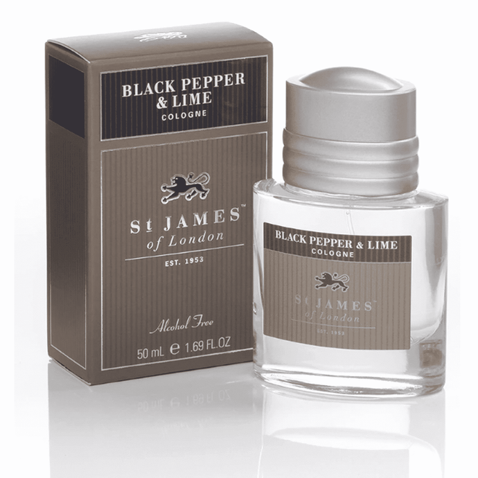 ST. JAMES OF LONDON: Black Pepper & Lime Cologne guys-and-co